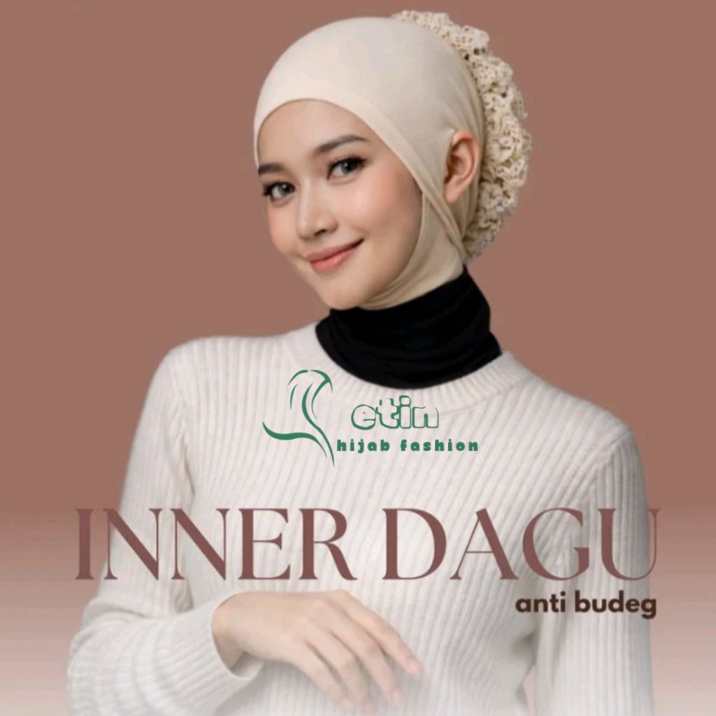 Ciput Turki Dagu Anti Budeg/Dagu Lubang Telinga Dalaman Jilbab Untuk Keseharian Anda