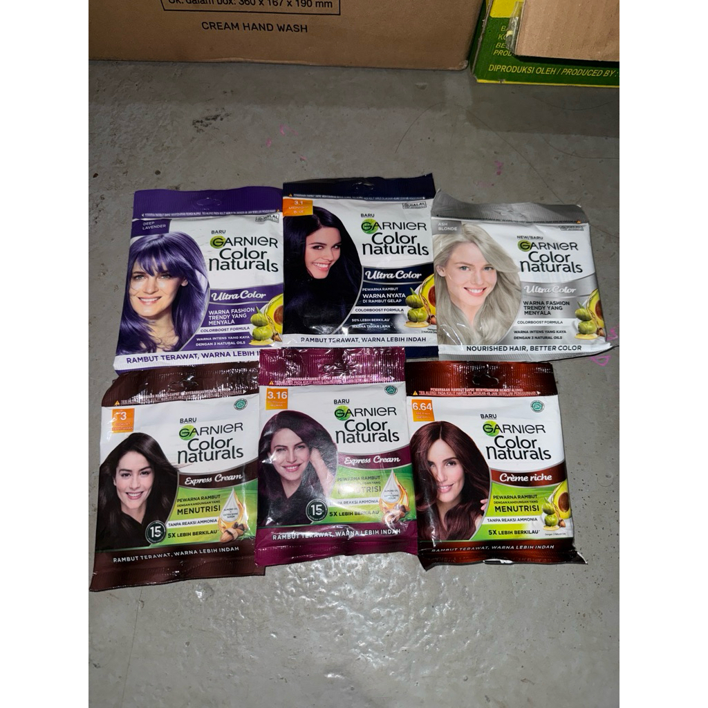 garnier cat rambut sachet