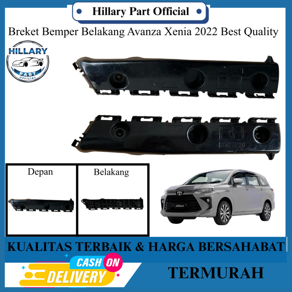 Breket Bemper Belakang Avanza Xenia 2022