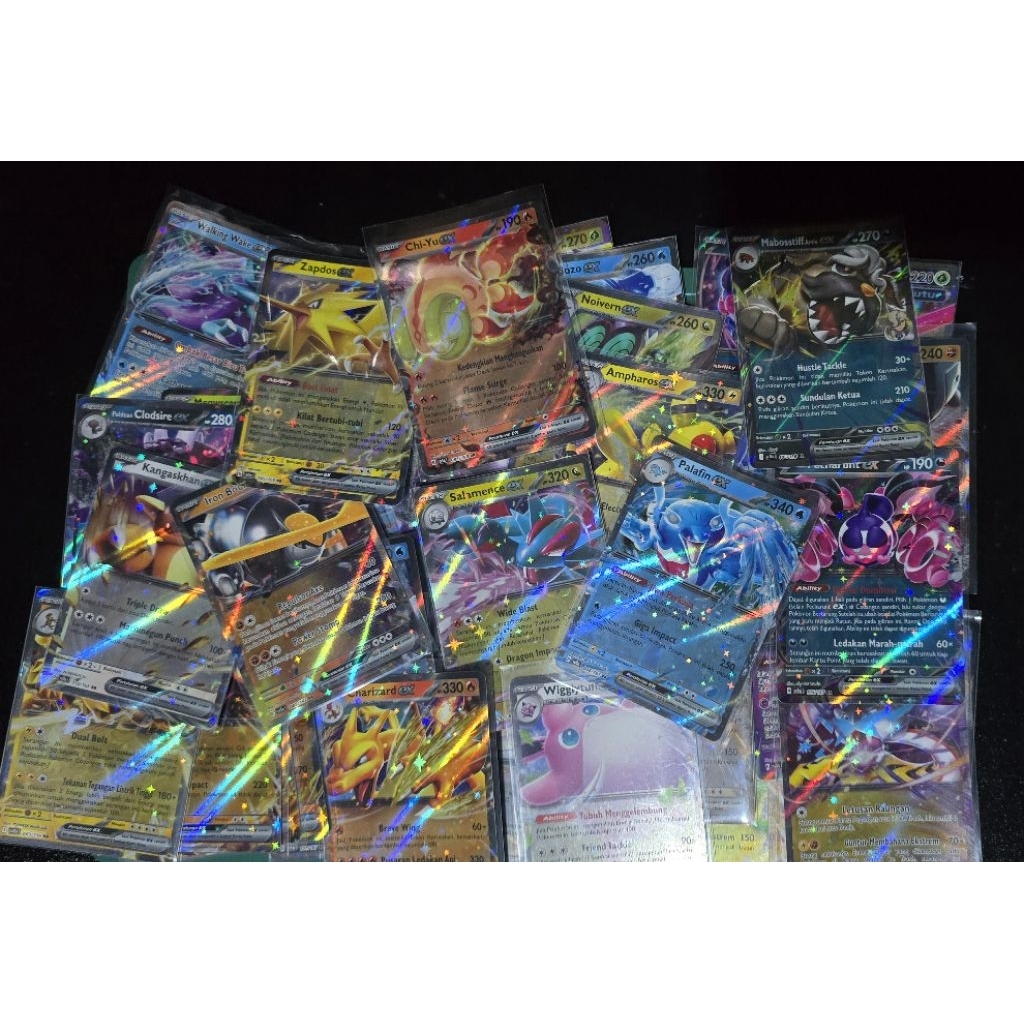 Pokemon TCG Indonesia: Kartu RR / EX (Gardevoir ex, Miraidon ex, pidgeot ex, skeledirge ex,xlodsire 