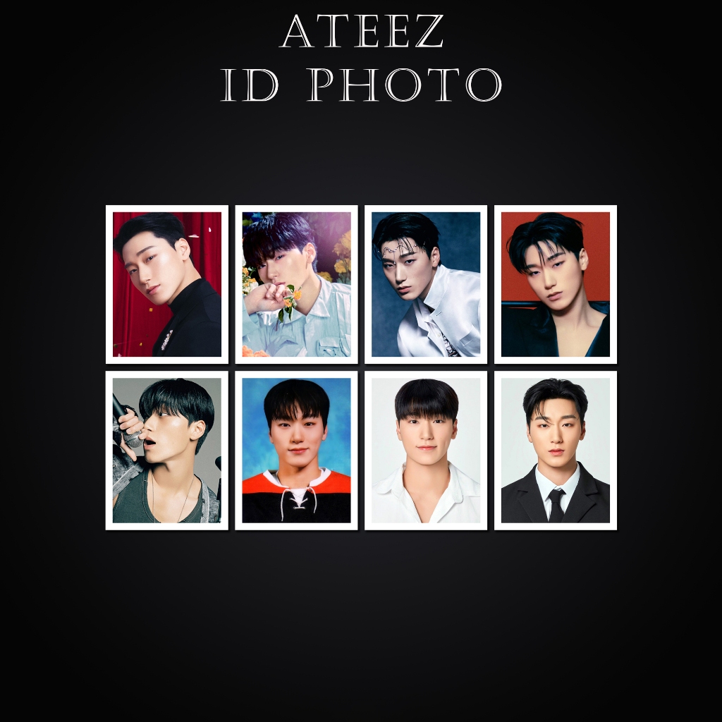 ID PHOTO ATEEZ PAS FOTO ATEEZ PHOTOCARD ATEEZ