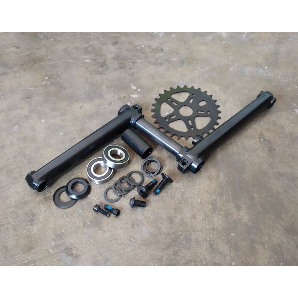 Crank set sepeda bmx 3pcs taiwan