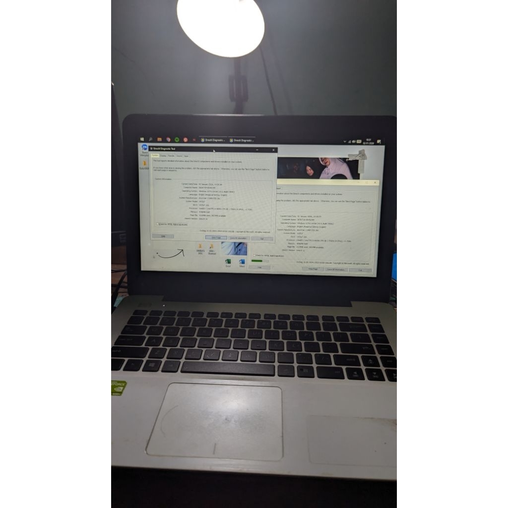 MOTHERBOARD ASUS A455L BEKAS ORIGINAL HIDUP