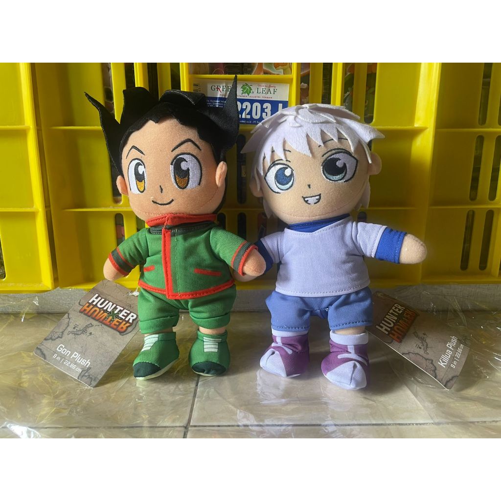 Boneka Hunter X Hunter Doll 20cm Boneka Gon Freecss Boneka Killua Zoldyck Onesie Kanguru