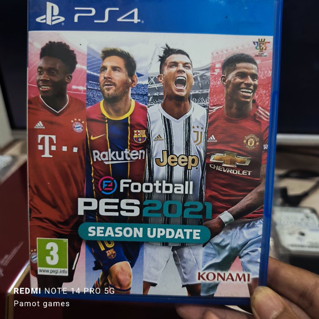BD kaset PES 2021 ps4 bisa ps5 reg 2