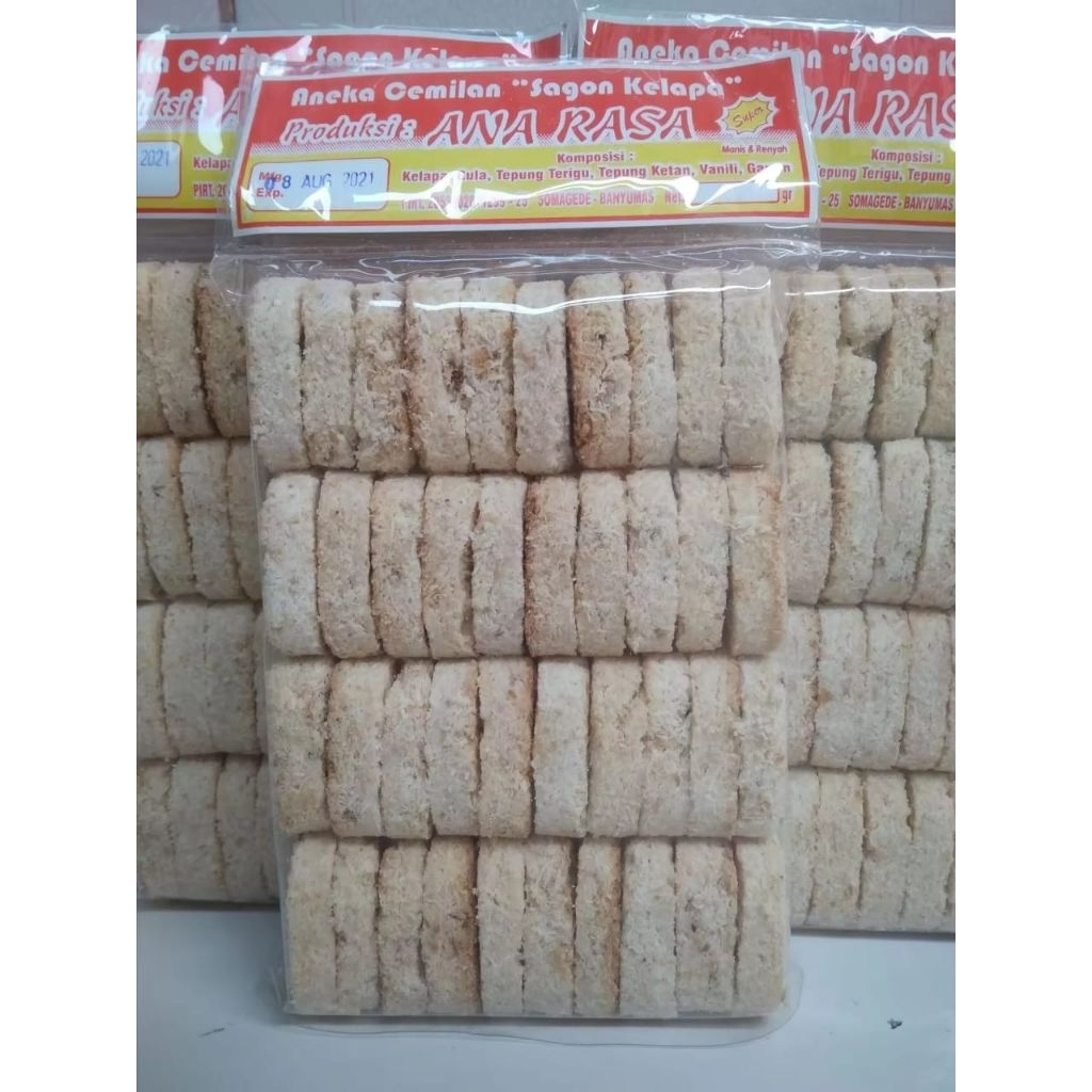 KUE SAGON KELAPA MUDA BAKAR | OLEH OLEH KUE LEBARAN | 1BUNGKUS ISI 36PCS