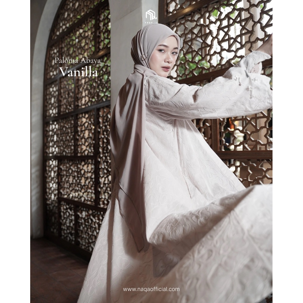 paloma abaya by naqa.id/Abaya Kekinian/Abaya girl/ Abaya Naqa.id/Abaya Dubay/Ootd Abaya Fashion