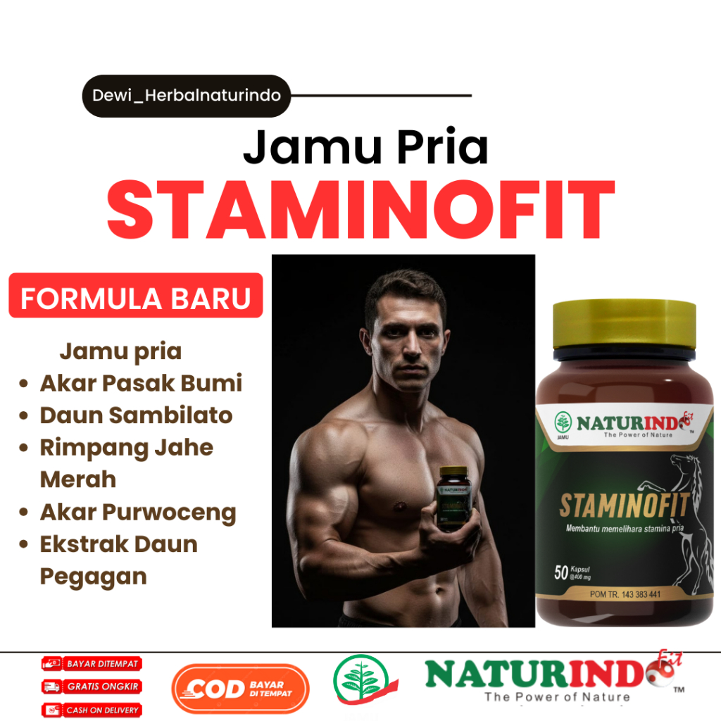 STAMINOFIT Obat Herbal Stamina Pria Naturindo