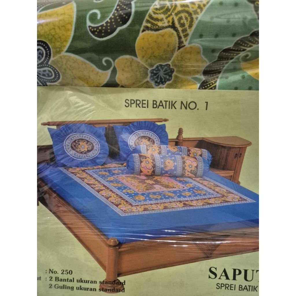 sprei batik merk saputra