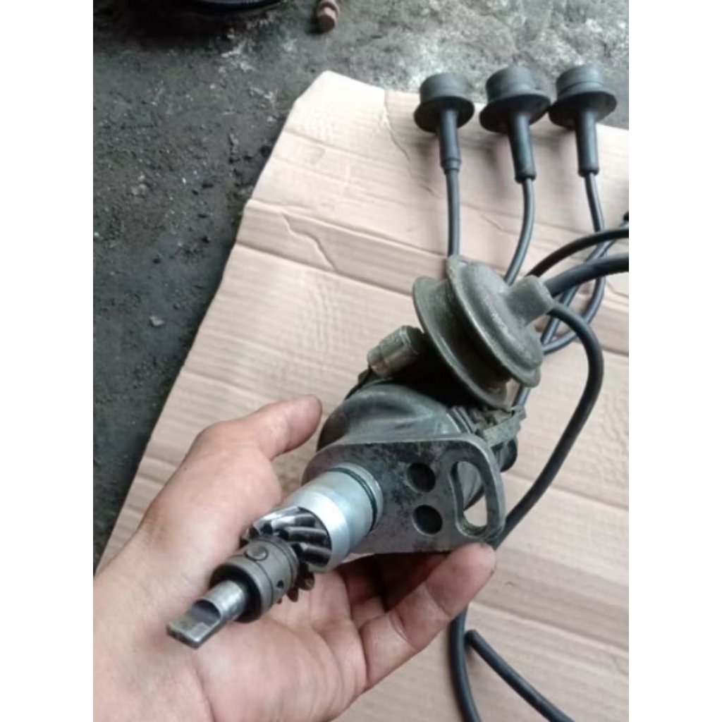 Delco distributor Assy platina Toyota kijang 5k 7k ORIGINAL
