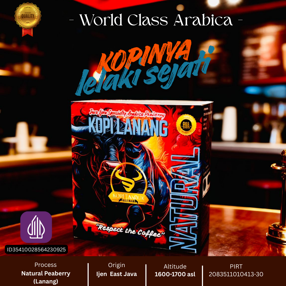 Java Ijen Arabica Natural Peaberry LANANG-Specilaty Coffee-Kopi Specialty-Kopi lanang-kopi jantan