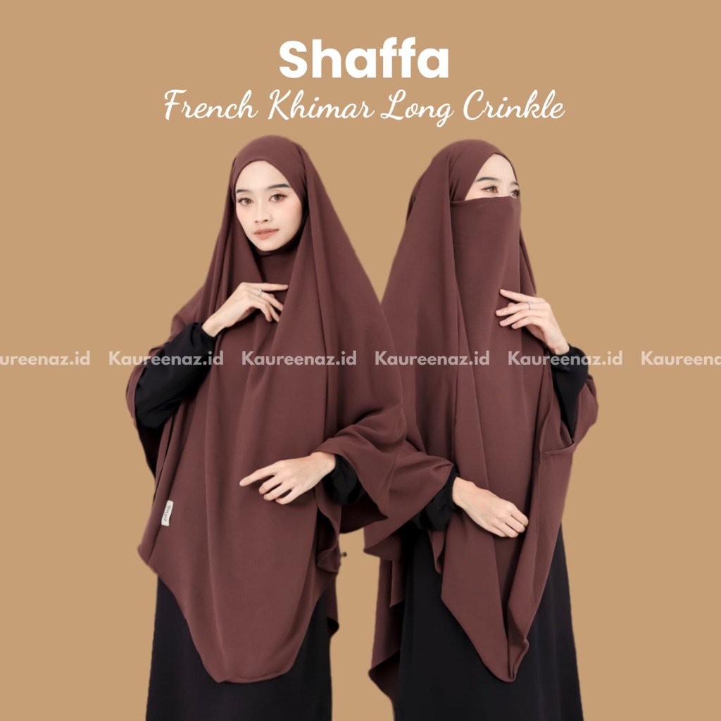 KAUREENAZ.ID Shaffa Frenchkhimar Long XXL original Zayyan.hijab