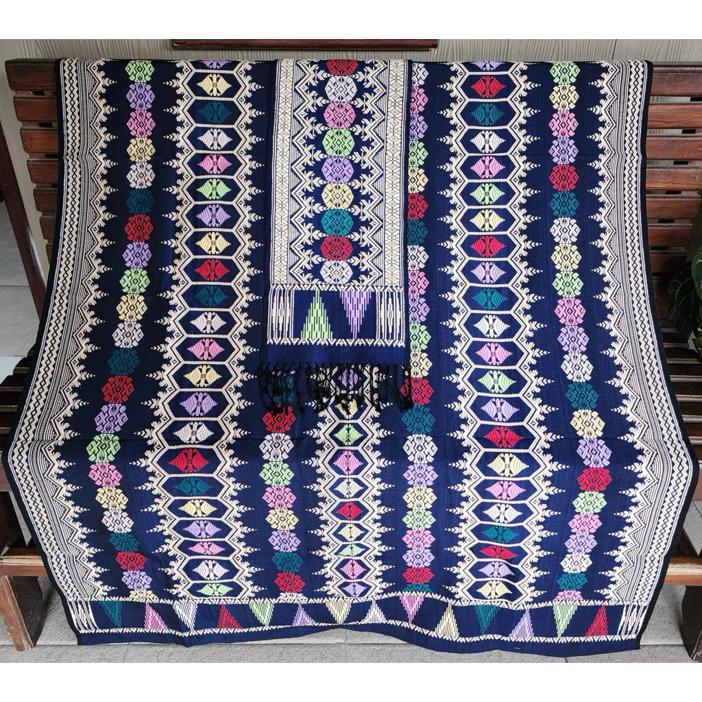 BALI MOGLONG - BUNDLE SONGKET JEMBRANA MOTIF JEMBATAN CINTA TUMPAL TAJI DAN SELENDANG