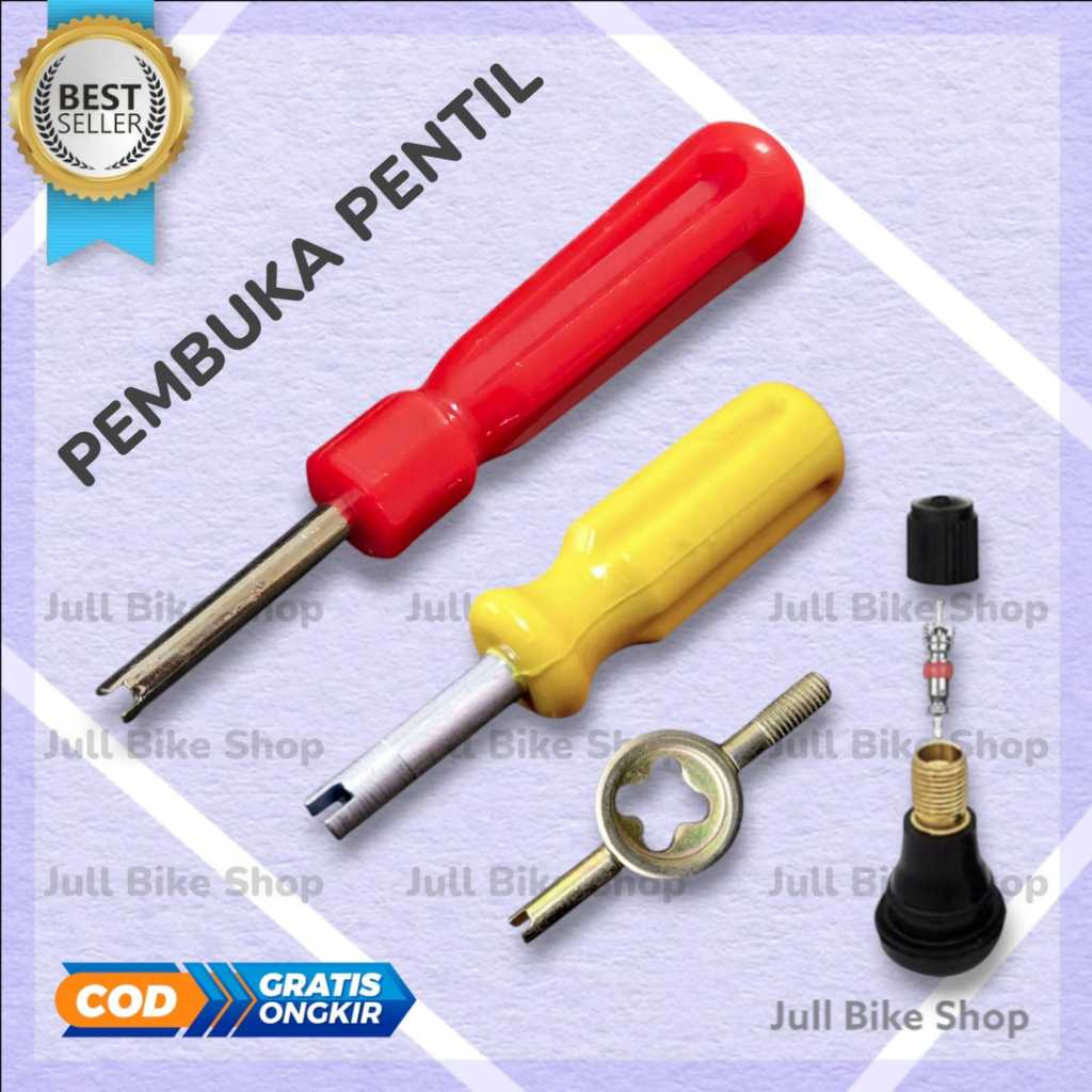 Alat pembuka pentil kunci buka ban cop motor sepeda mobil pompa bukaan