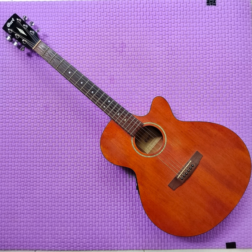 Cort SFX-MEM OP Gitar Akustik Mulus, ADA Minus, Original/Asli (Packing Kayu)