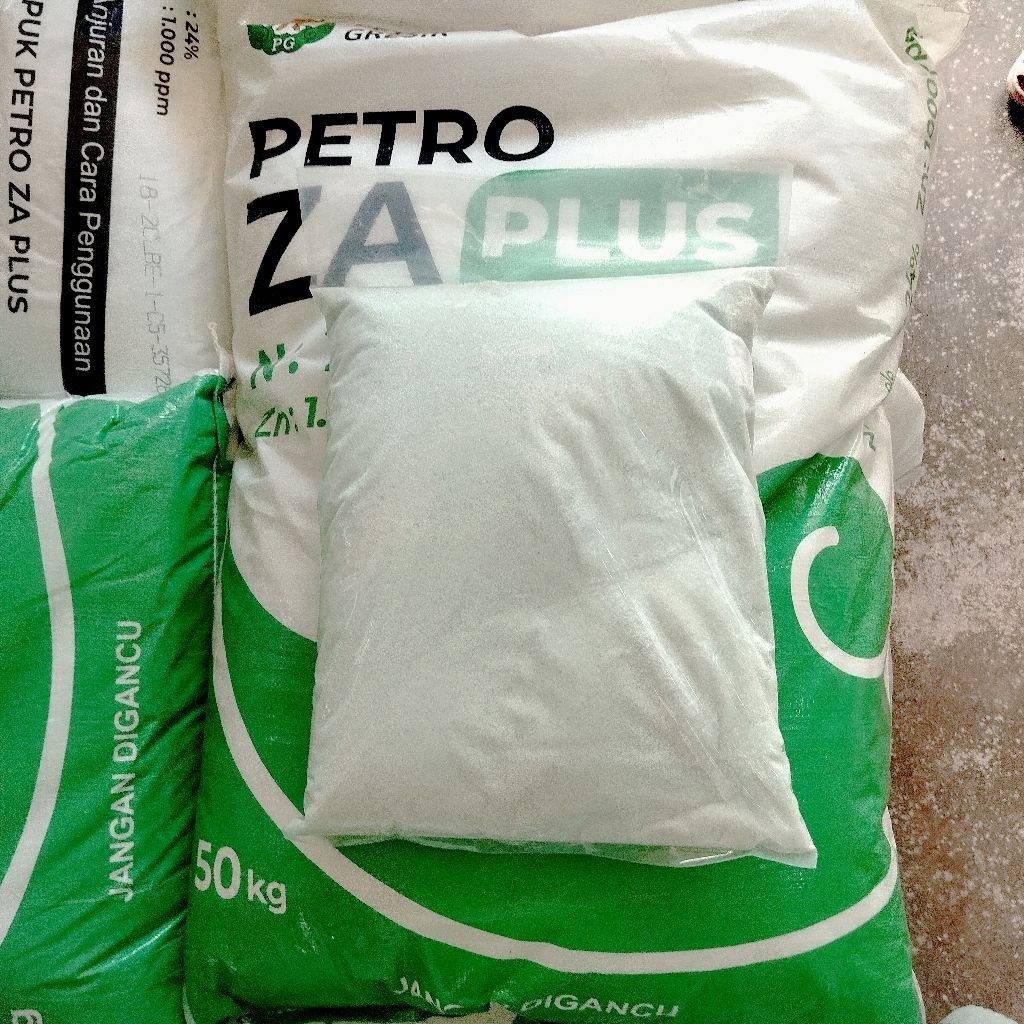 Pupuk ZA Plus kemasan 5 kg repacking