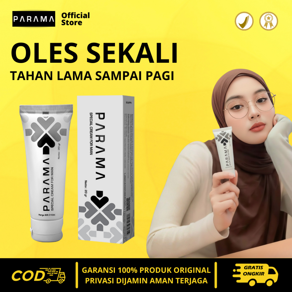Krim Parama Khusus Pria untuk Performa Kuat Tanpa Ribet