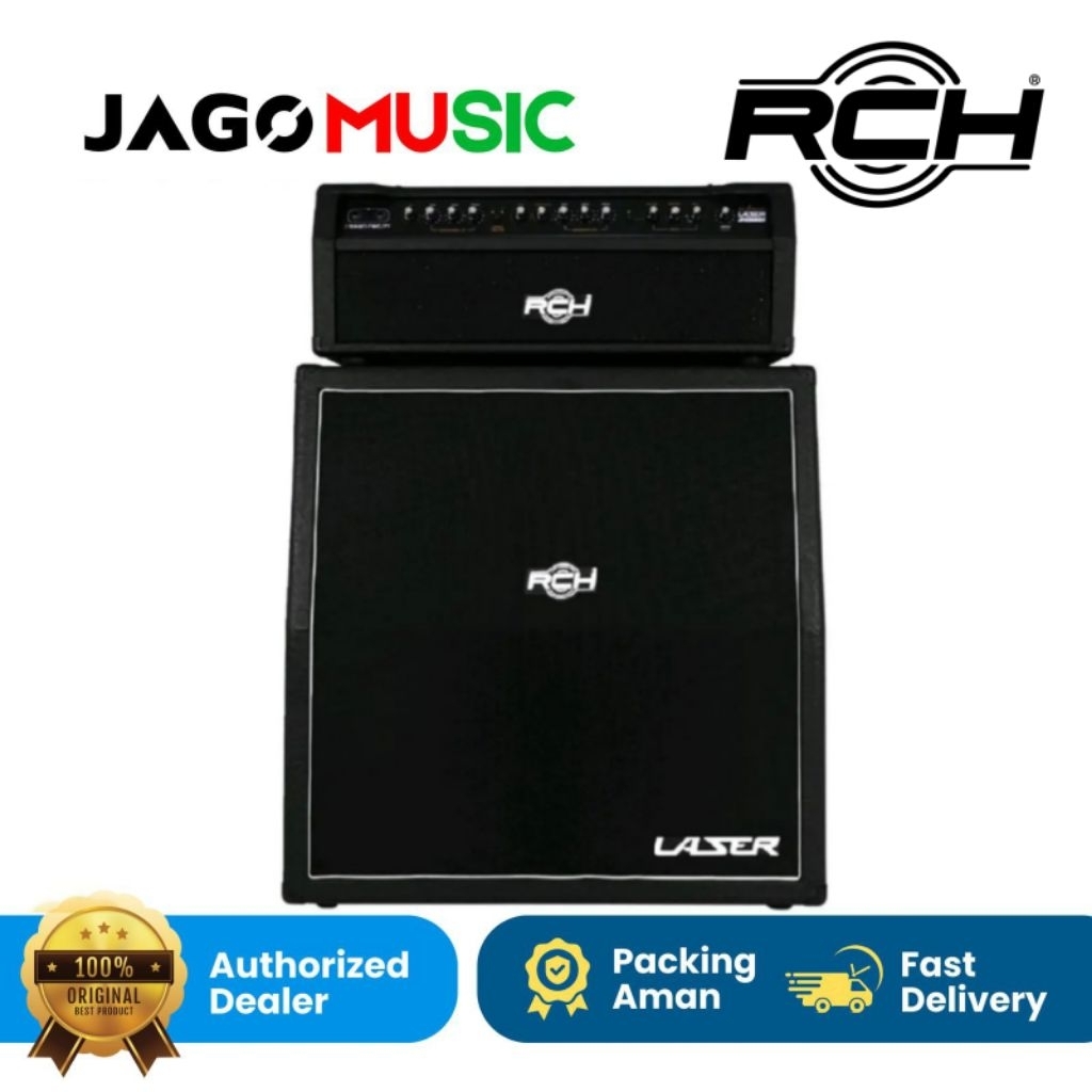 Amplifier Head Cabinet RCH Laser 2000 Guitar Ampli RCH Laser 2000 Amplifier Gitar