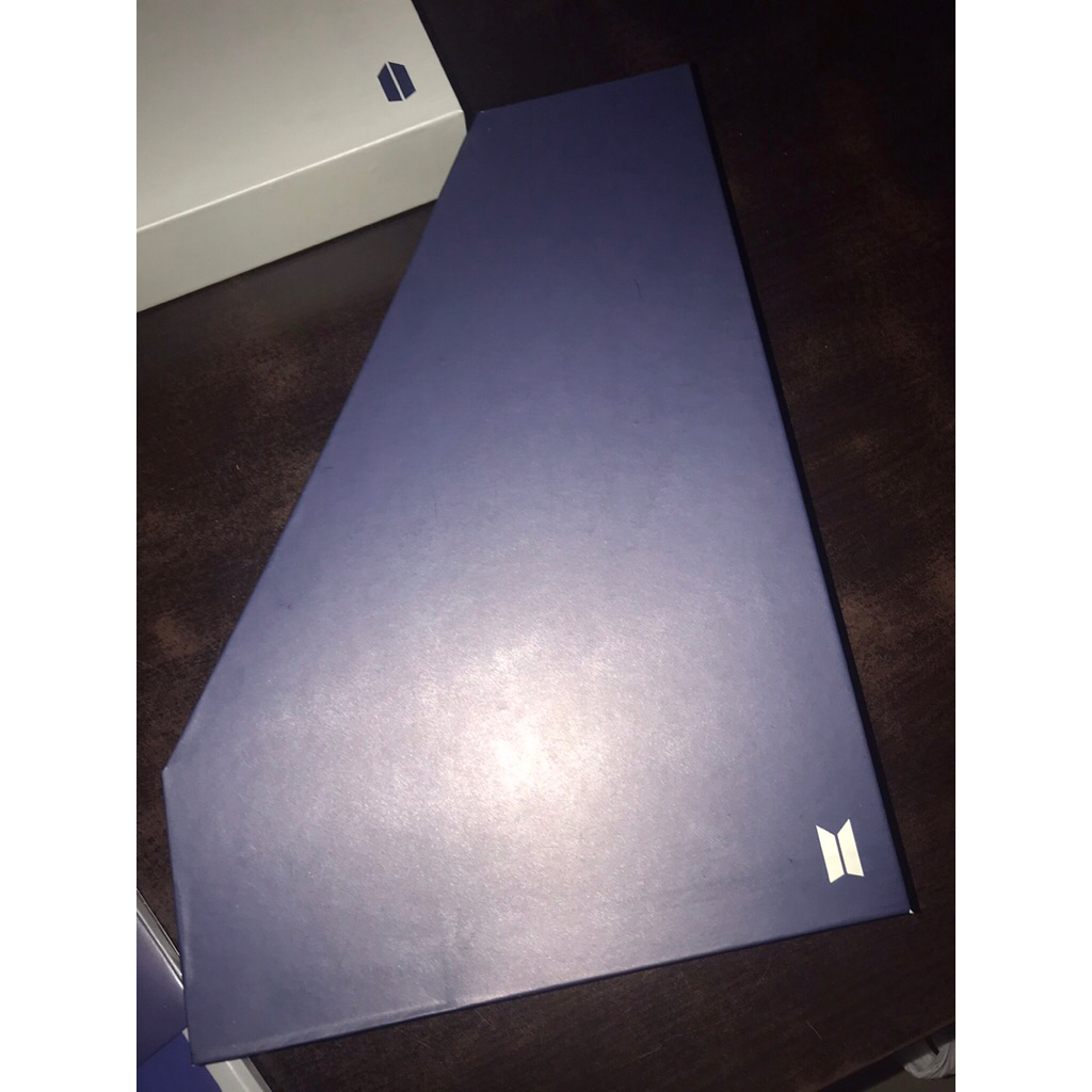 RACK FILE organizer document - biru atau grey - BTS ARMY KIT 8th