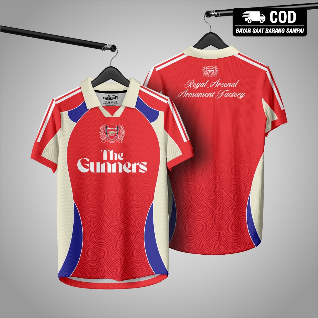 JERSEY FANTASY ARSENAL /  JERSEY VINTAGE | JERSEY RETRO | JERSEY PRINTING | JERSEY BOLA PREMIUM