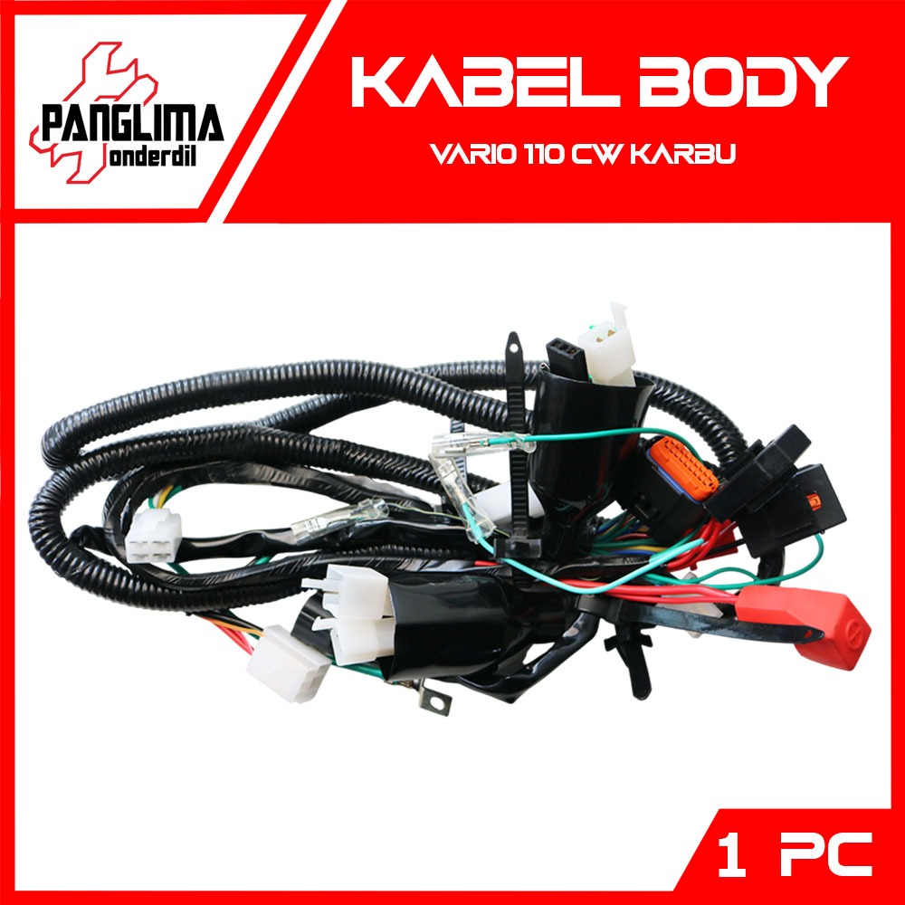 Kabel Body Vario 110 CW Karbu Cable Kable Cabel Kick Kik Bodi Engkol Slahan Slah Starter Stater Komp