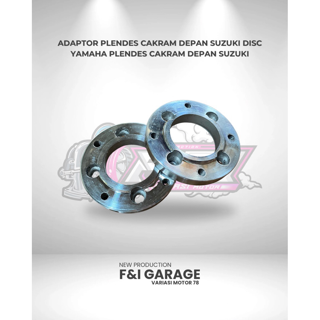 Adaptor Plendes Cakram Depan Suzuki Disc Yamaha Plendes Cakram Depan Suzuki