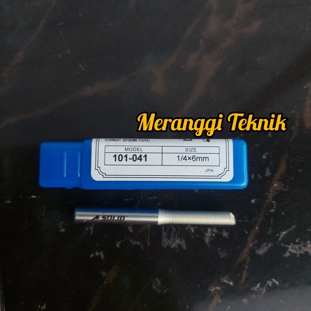 id5496 Mata profil trimmer lurus straight bit 1/4"x6 mm Solid 101 041