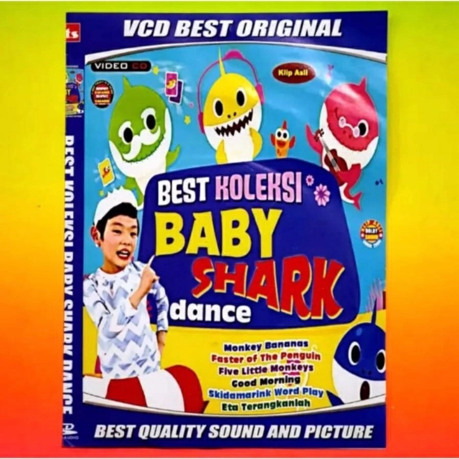 KASET LAGU VCD BEST KOLEKSI BABY SHARK DANCE Lagu Anak Kid Song