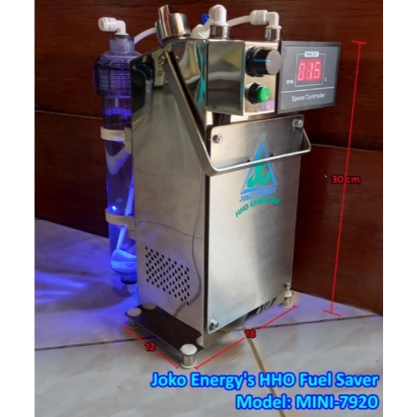 Penghemat Bahan Bakar Air HHO Joko Energy model: MINI-7920