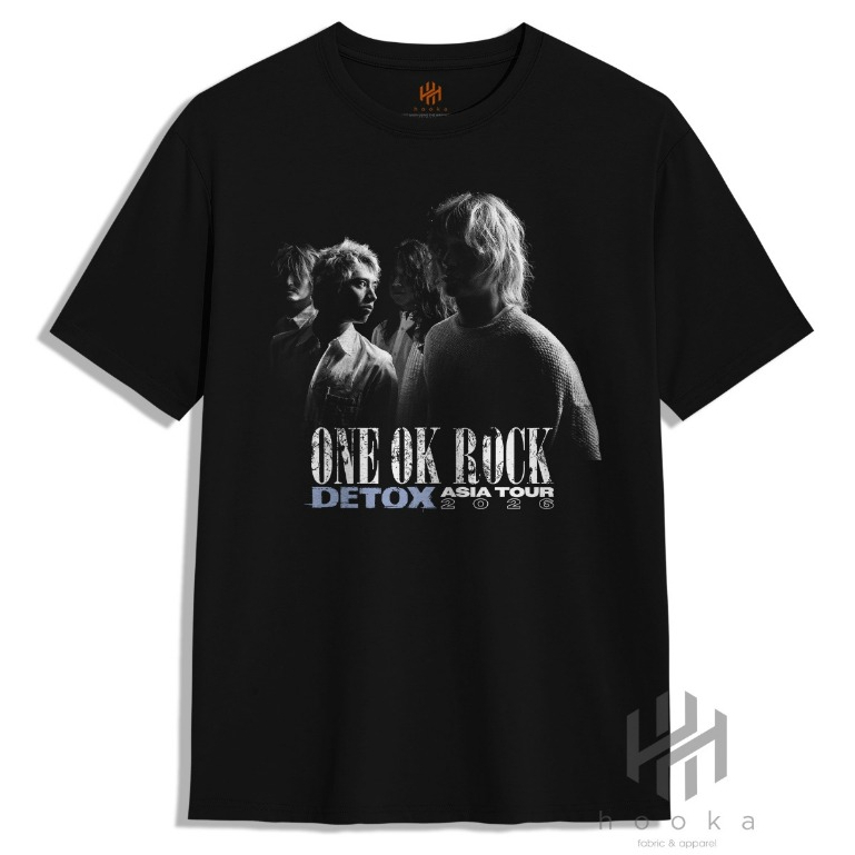 Kaos ONE OK ROCK HOOKA Distro Premium KAOS BAND  ONE OK ROCK