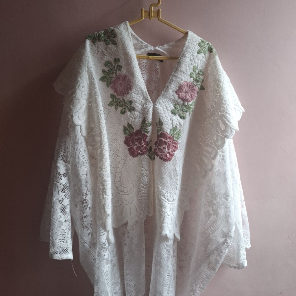 atasan kebaya putih outer, all size