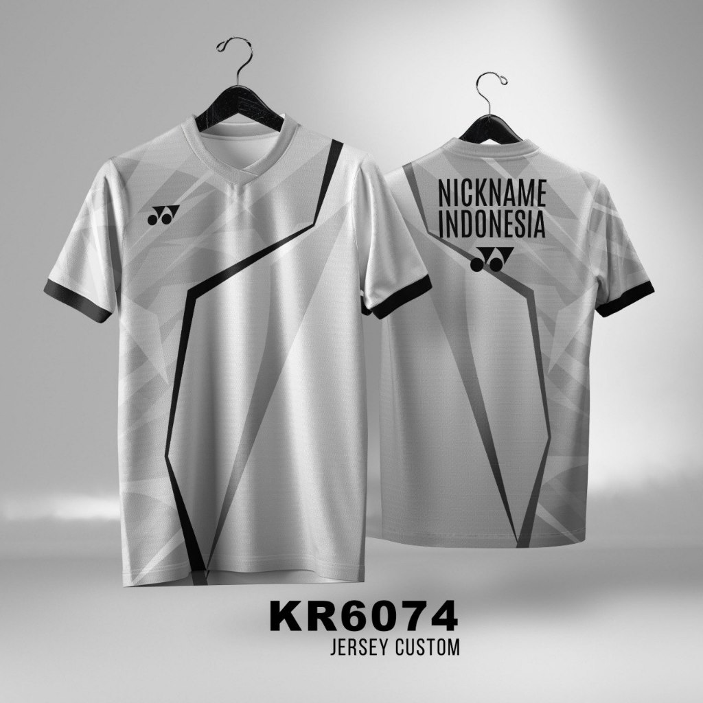 Jersey Badminton Bulutangkis Yonex Custom Nama Unisex