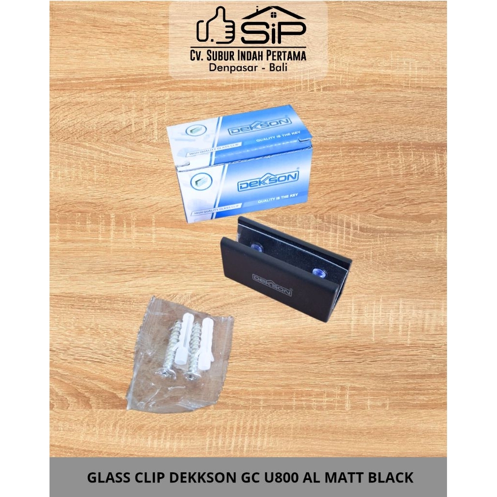 Glass Clip GC U800| U820 | Jepit Kaca 10mm| Jepit Kaca 12mm| Dekkson