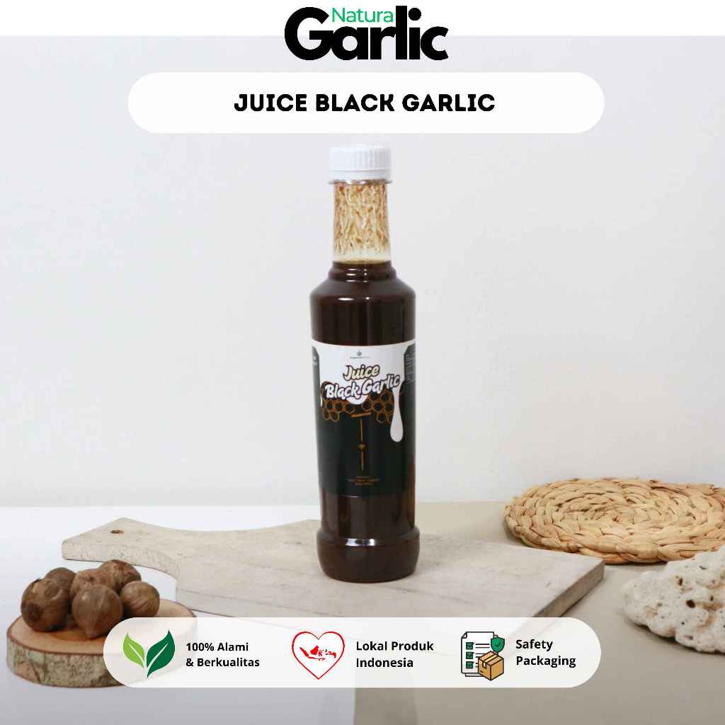 Jus Black Garlic Premium Ukuran 350ml Natura Garlic