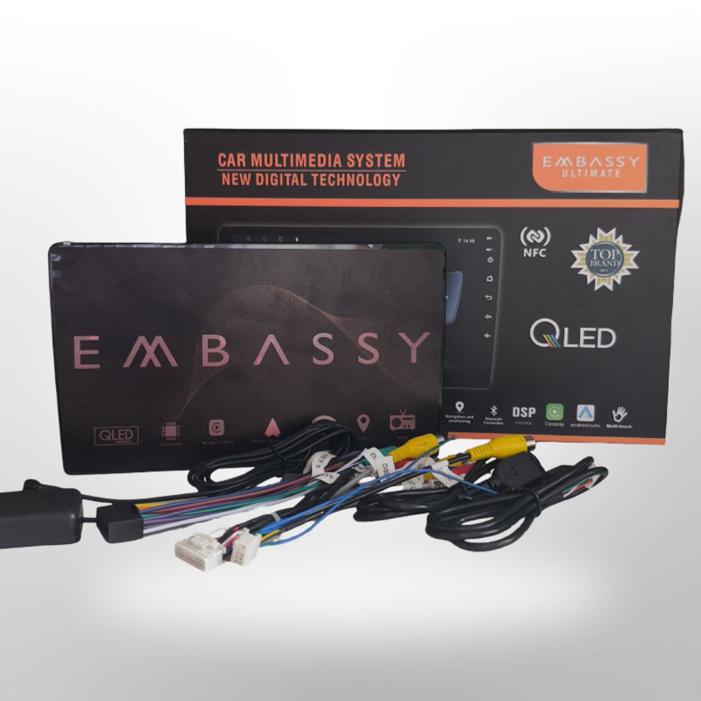 Embassy Hedunit Android 9 Inch Ram 4/64 Gemini NFC