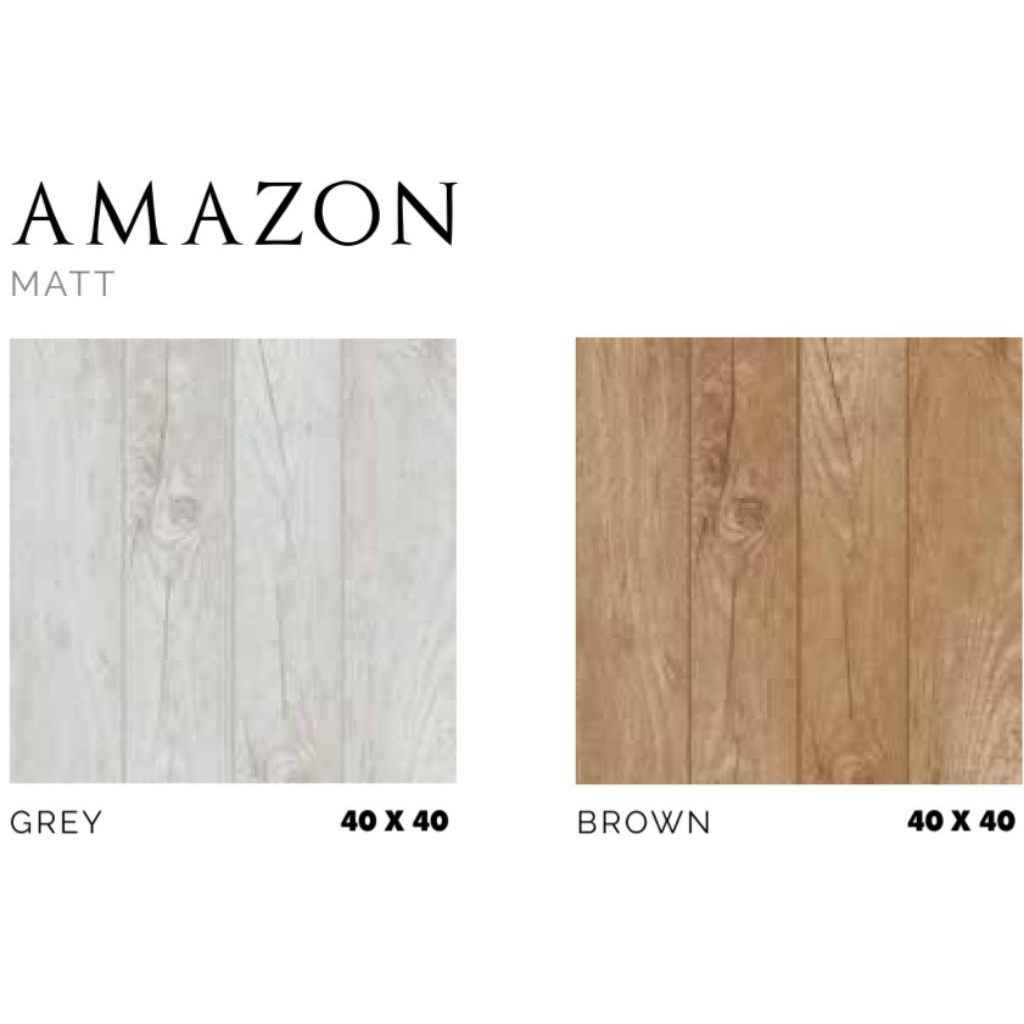 Keramik Merk Platinum Amazon Grey/Brown ukuran 40x40 cm tekstur Matt