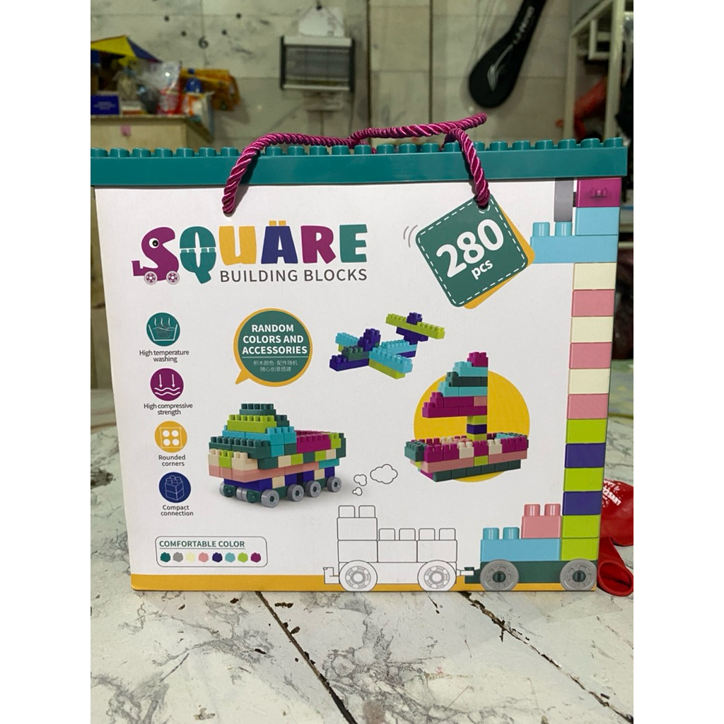 KKV Square Building Blocks 280pcs - 6063 / Lego KKV