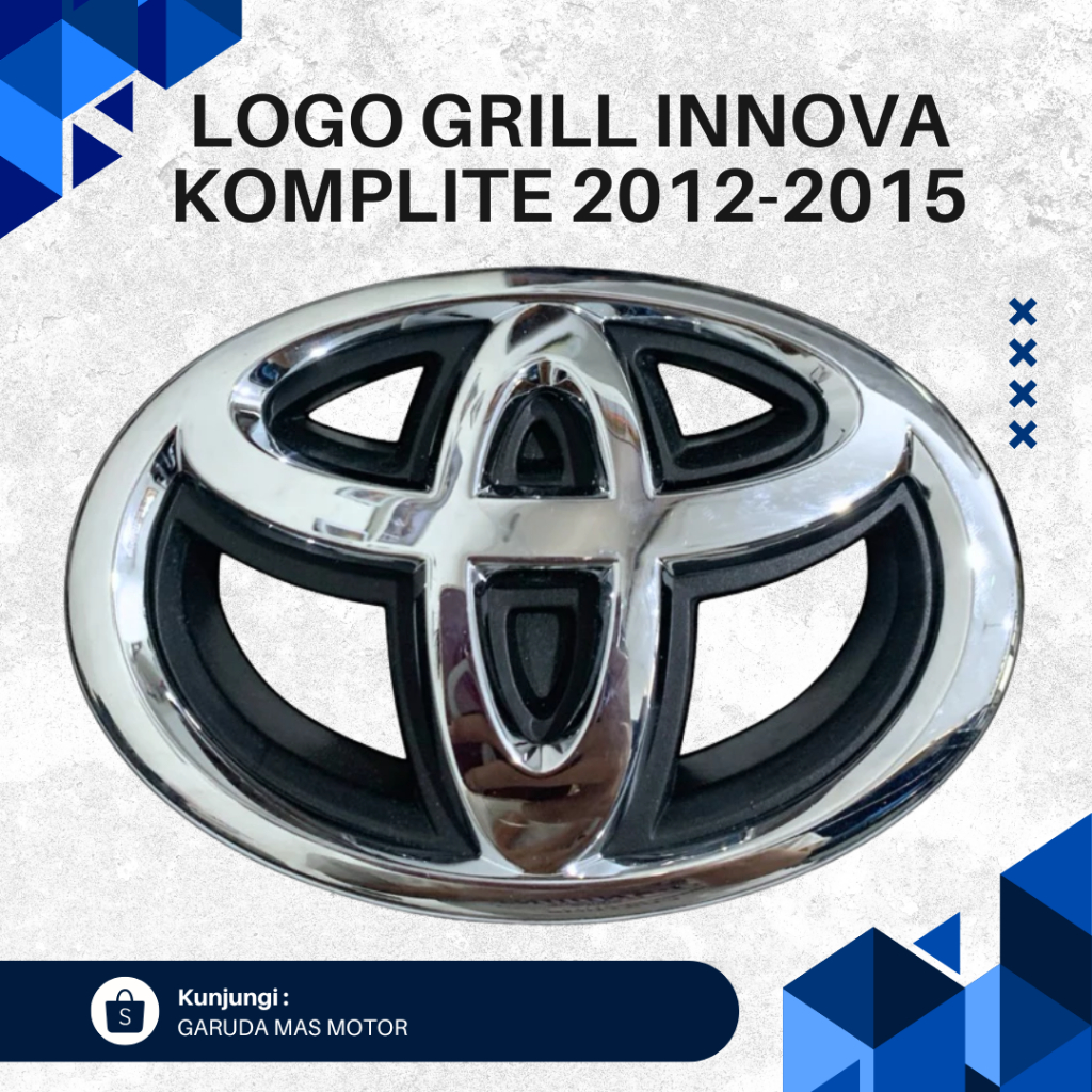LOGO GRILL INNOVA KOMPLIT 2012 - 2015 ORIGINAL