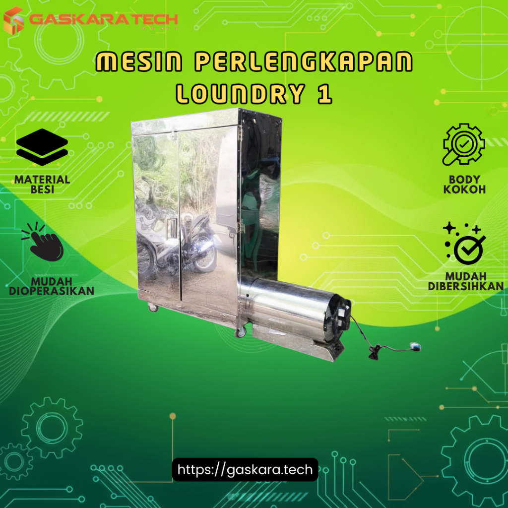 Mesin Lemari Pengering Pakaian Laundry