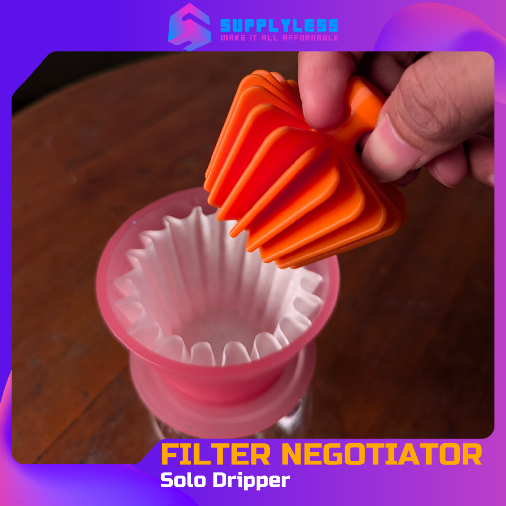 Solo Dripper Filter NEGOTIATOR | Alat Bantu Flush Paper Filter