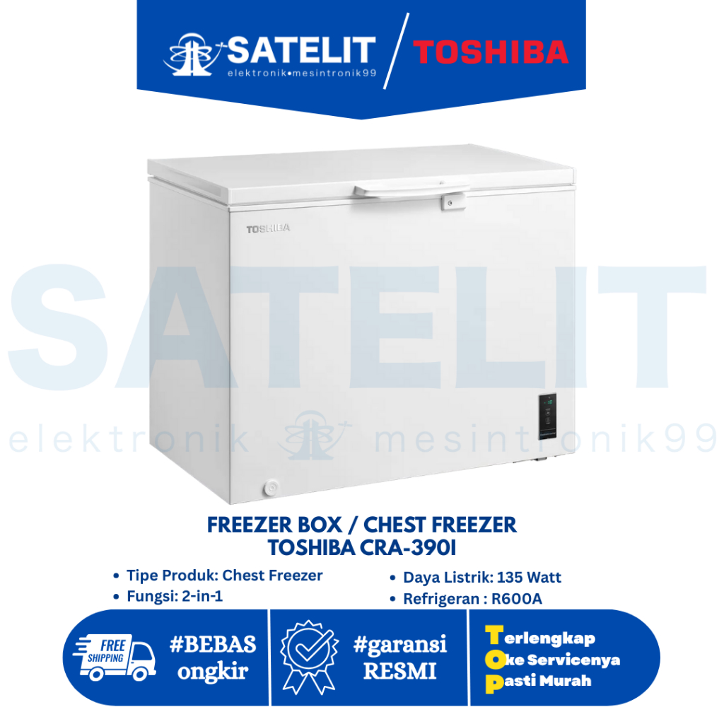 FREEZER BOX / CHEST FREEZER TOSHIBA CRA-390I