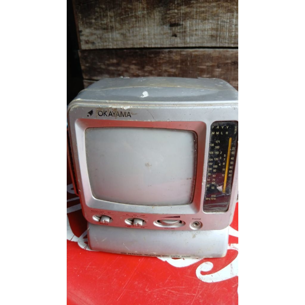 tv mini 145rb jadul antik kuno lawas vintage display mati