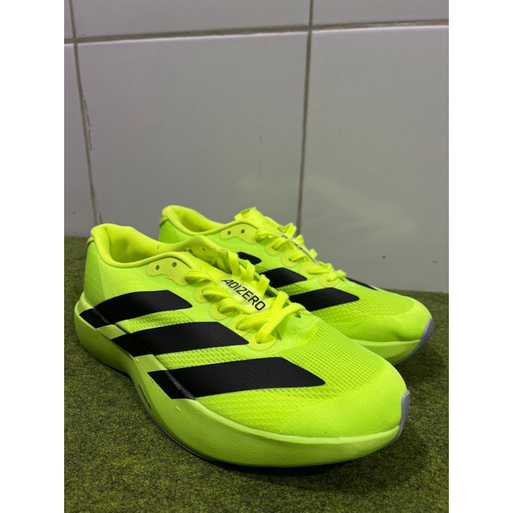 SEPATU RUNNING ADIDAS ADIZERO || Hijau Stabilo
