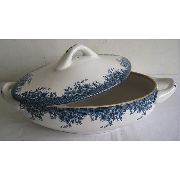 Vintage Antik Lodor / mangkok soup / basi sayur besar ANTIQUE ENGLAND