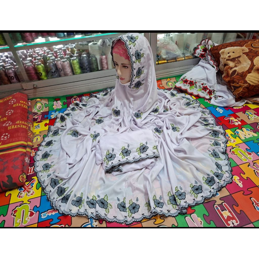 mukenah potongan dewasa mukenah bordil potongan dewasa