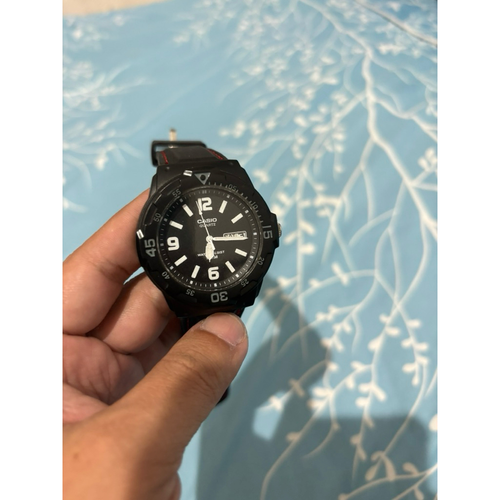 jam tangan pria casio asli quartz