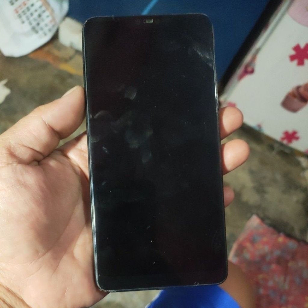 lcd Oppo f7 minus retak sehelai bonus kesing