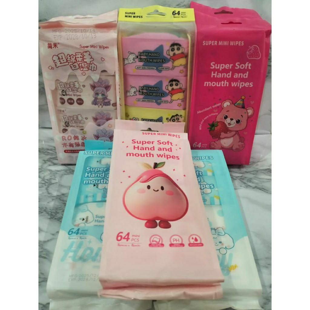 Tisu basah mini travel tisu basah mini wipes tisu basah unik