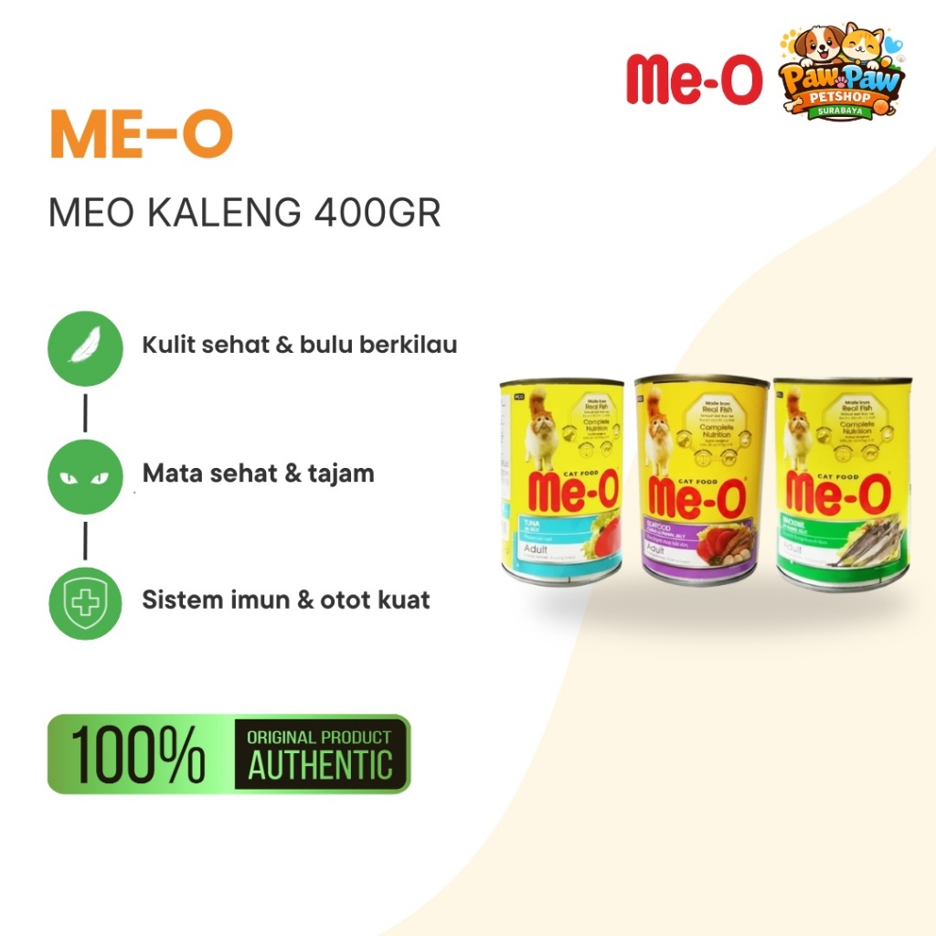 MEO KALENG 400GR - MEO KALENG Tuna - MEO KALENG Seafood - MEO TUNA KALENG - MEO CHICKEN KALENG