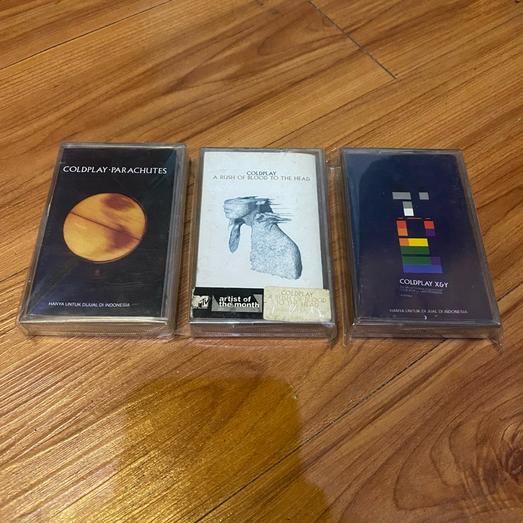 variasi kaset original coldplay